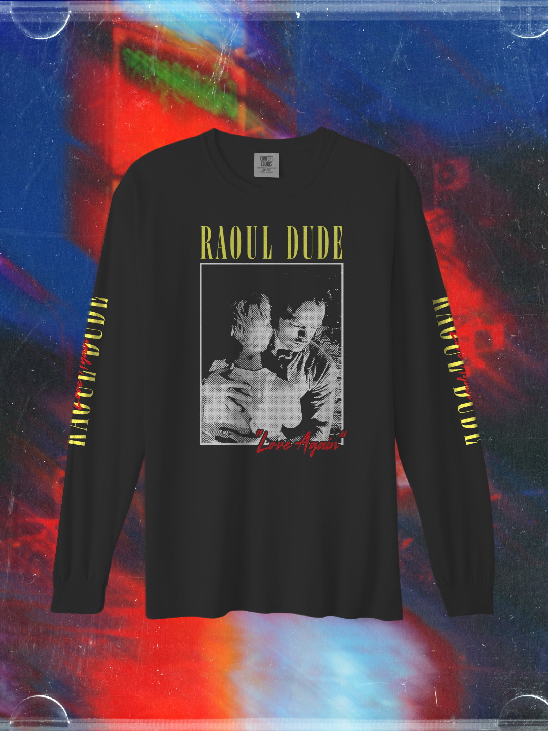 Raoul Dude "Love Again" Noir LS Tee