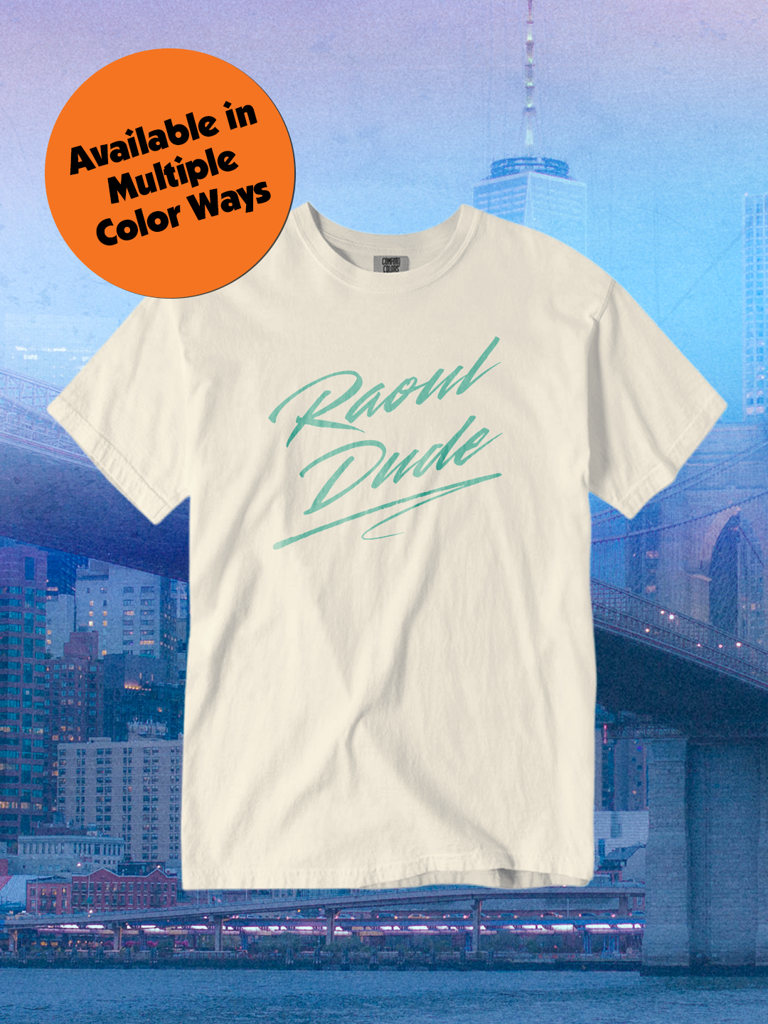 Raoul Dude "Script Logo" Tee